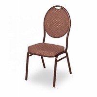 Chaises de mariage empilables modernes en acier inoxydable durable pour la réception (vente en gros)