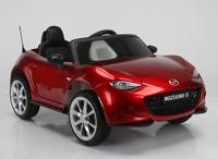 Mobil Listrik Anak Mazda MX-5 12V Berlisensi dengan Remote Control 2.4G untuk Anak Usia 3 hingga 8 Tahun