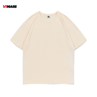 Kaos Polos Berkualitas Tinggi 250 Gsm 100% Katun, Kaos Streetwear Berat, Kaos Oversize untuk Pria