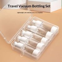 Bouteilles de voyage sous vide avec pompe pulvérisatrice, cosmétiques, soin du visage, petites, portables, lotion hydratante, flacon vide en polypropylène PP