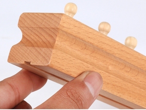 Baby Sensory Toys <b>Game</b> Grasp Easily Wooden Knob Log Mini-Cylinder Early Education Block - Product Image 3