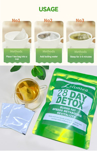 Vente en gros, marque privéethé détox minceur 21 joursthé bio aux herbes pour la perte de poids, ventre plat, brûleur de <span class=keywords><strong>graisse</strong></span> - Product Image 6