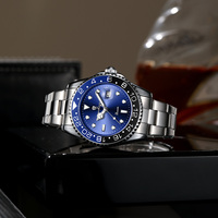 Jam Tangan Pria Gohuos 58835 Original Baru, Bahan Stainless Steel, Tahan Air, Mewah, Quartz, Bisnis, Tampilan Tanggal