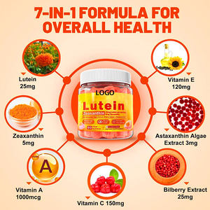 Luteína e zeaxantina Gomas Cheios com Extrato de Boldo, Vitamina A C Eye Gummy para Eye Care - Product Image 2