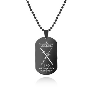 Anime Game Sword Art Online Colliers Kirigaya <span class=keywords><strong>Kazuto</strong></span> Kirito Halloween Mode Homme Femme Cosplay Accessoire Cadeaux - Product Image 5