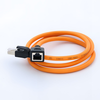 Câble d'extension RJ45 industriel KRONZ, haute flexibilité, Cat7 Cat8, femelle vers mâle, verrouillage par vis, blindé, câble réseau Ethernet 10 Gbps