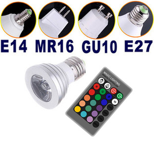 Gu5.3 Mr16 Rgb Led Spotlight Dài Khoảng Cách Led Ánh Sáng Tại Chỗ 3W Màu Thay Đổi Một Điểm Sáng Led - Product Image 3