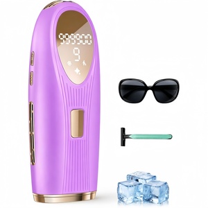 Dispositivo IPL de Depilación Láser Frío Morado al por Mayor, <span class=keywords><strong>Mejor</strong></span> Precio, Soporte para Logotipo Personalizado, Marca Privada OEM, <span class=keywords><strong>Depiladora</strong></span> Corporal Completa - Product Image 1