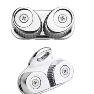 Étrier double à came en acier inoxydable 316 durable, pince de maintien rapide <span class=keywords><strong>pour</strong></span> corde, accessoire marin <span class=keywords><strong>pour</strong></span> voilier, yacht, pièces de navire marin - Product Image 5