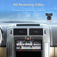 Pemutar MP5 Mobil Universal 6.86 Inci 1DIN Dengan Tombol Fisik, Carplay Nirkabel, Stereo Multimedia Mobil Unit All-in-One