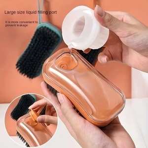 Cepillo de silicona de mango largo para limpieza de ollas, herramienta colgante para el hogar, para eliminar grasa de estufas, cepillo para pequeños electrodomésticos - Product Image 4