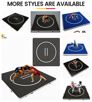 Tapis de lutte gonflable épais 10x10 pour BJJ, Judo, Grappling, Équipement d'arts martiaux, Entraînement en salle de sport, Fournisseur en gros