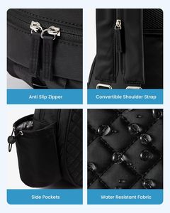 Wholesale SportyCanasFabric 30-<strong>40L</strong> <strong>Backpack</strong> for Pickleball Tennis Badminton Shoes Compartment Quilted Padding for Women Men - Product Image 4