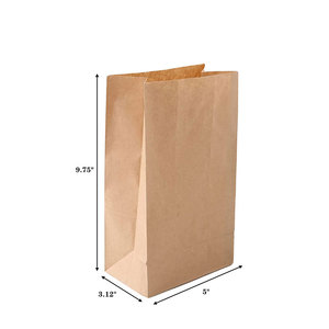 huahao Customized Food Grade Kraft Recycled Brown Logo <strong>Printed</strong> Pharmacy <strong>Paper</strong> <strong>Bag</strong>
