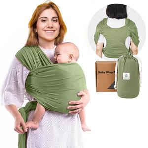 Usine Grande Taille Porte-Bébé Léger Doux Nouveau-Né Swaddle Porte-Bébé Sling Wrap Nouveau-Né Transporteur - Product Image 4