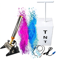 Lanceur de confettis TNT sûr et fiable pour révélation du sexe, lanceur de poudre colorée pour mariage et spectacle sur scène