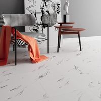 Revêtement de sol en PVC auto-adhésif en feuille de vinyle marbré imperméable et écologique pour usage commercial de cuisine intérieure à domicile