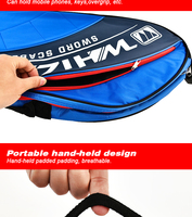 Sac de raquette de badminton personnalisé pour sport d'équipe, ensemble de raquettes de badminton avec sac et balles