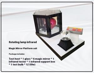 Haute qualité infrarouge puissance soleil <span class=keywords><strong>Film</strong></span> chauffage lampe affichage écran rotatif à Six faces pour voiture fenêtre teinte testeur Dissipation thermique - Product Image 3