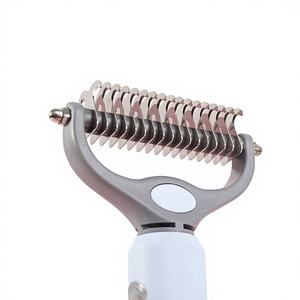 Peigne démêlant anti-nœuds pour animaux de compagnie, modèle simple de deuxième génération, en forme de coquille à bulles, vente en gros - Product Image 2