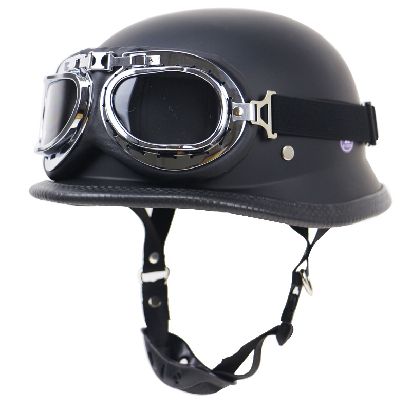 Casco Helmet Casco De Moto Medio Huevo, Casco Moto Jet Abierto