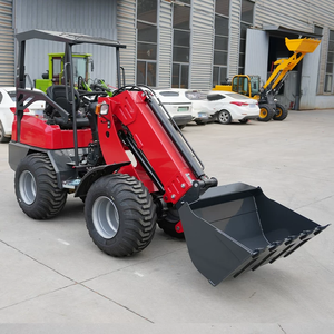 Gratis pengiriman H180 roda teleskopik pemuat 4wd Boom kompak roda teleskopik kecil pemuat roda pertanian pemuat teleskopik - Product Image 4