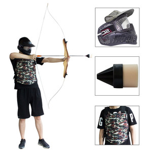 Equipo de protección facial completo ajustable para tiro con arco CS Máscara de equipo de arco de malla de alambre - Product Image 6