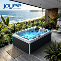 JOYEE OEM Chine Mini Spa Tubulaire Extérieur 2 Personnes Gecko Ariestech Jacuzzi Bain à Remous Romantique pour Balcon et Jardin