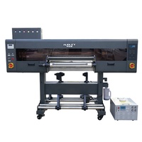 Imprimante UV DTF rouleau à rouleau, film d'impression UV A et B, machine d'impression 60 cm, imprimante UV DTF 3 têtes I3200