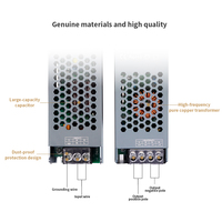 Kaliteli SMPS İnce Tek Çıkışlı 50/60Hz 15A LED Sürücü 400W'a Kadar 12V Güç Kaynağı