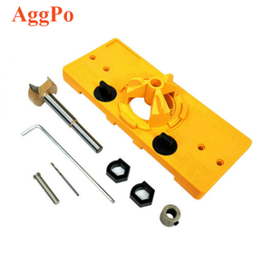 Bisagra de 35mm <span class=keywords><strong>para</strong></span> instalación de puertas de armarios, plantilla de perforación, guía de agujeros <span class=keywords><strong>para</strong></span> cocina, herramientas DIY - Product Image 1