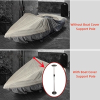 Poteau de support de bateau télescopique réglable en aluminium robuste