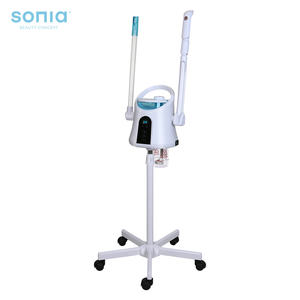 Vaporizzatore a vapore viso caldo e freddo 2 in 1 idratare la cura della pelle digitale apparecchiature di bellezza per il salone commerciale - Product Image 1