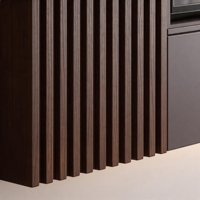 Meuble TV mural moderne rose clair et gris foncé avec portes en verre cannelé, écologique, compatible avec les téléviseurs de 65 pouces