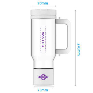 Générateur d'<span class=keywords><strong>eau</strong></span> hydrogénée personnalisable <span class=keywords><strong>de</strong></span> 1000 ml, <span class=keywords><strong>électrolyse</strong></span> <span class=keywords><strong>de</strong></span> <span class=keywords><strong>l</strong></span>'<span class=keywords><strong>eau</strong></span> alcaline PEM, 2000 PPB, pour le bureau, les voyages et les applications automobiles - Product Image 5