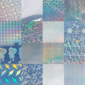 Film adhésif holographique arc-en-ciel brillant imperméable A4 personnalisé avec effet 3D - Product Image 6