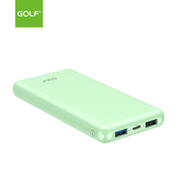 Chargeur externe de téléphone portable au Lithium, Original, prix de gros, banque d'alimentation électronique personnalisée, 10000mAh avec LED