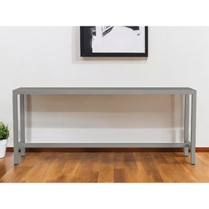 Panca in ferro argento HMS 44 per mobili soggiorno - Product Image 1