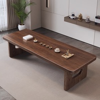Nouvel ensemble de table et de chaises à thé en bois de style chinois, design moderne haut de gamme, multifonctionnel, adapté à la maison et au bureau