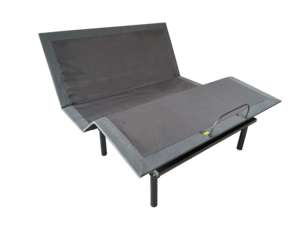 Oferta Especial: Base de Cama Eléctrica Moderna de Tamaño Completo con Cuatro Motores, Ajustable, Plegable, con Cabecera Metálica y Función de Inclinación Lumbar para Dormitorio - Product Image 3