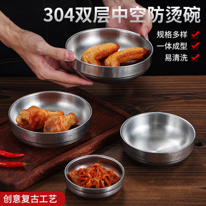 304 Stainless Steel Bowl Solid Color Camping Dishware For Child Use - Product Image 4