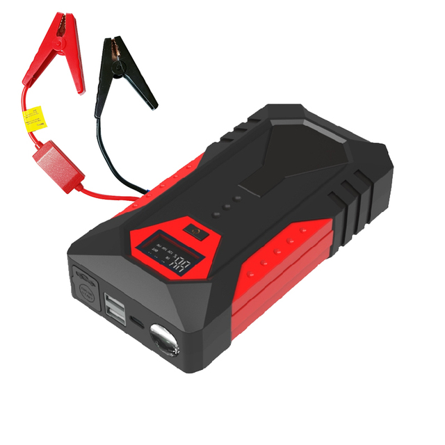1000A Peak Amp 12V Jump Starter Battery Pack with LED Light Auto Emergency Tool Kit Power Bank Battery Booster