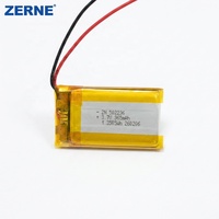 Fabriksprijs 3.7V Oplaadbare Lithium Polymeer Batterij 365mAh 450mAh 460mAh 500mAh voor Smartwatch Gebruik