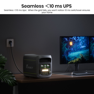 Station d'alimentation portable Fossibot F1800 1800W/1024Wh LiFePO4 haute puissance pour la maison, le <span class=keywords><strong>camping</strong></span> en plein air, charge rapide AC+solaire en 1,1 heure - Product Image 4