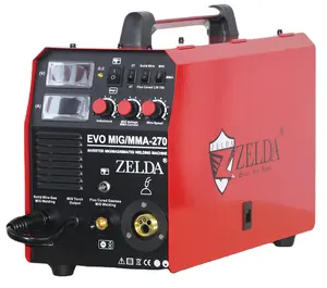 Zelda EVO <span class=keywords><strong>MiG</strong></span> เครื่องเชื่อม270amp <span class=keywords><strong>MiG</strong></span> แบบพกพา IGBT อินเวอร์เตอร์270ไม่มีก๊าซสำหรับ <span class=keywords><strong>MiG</strong></span> & MAG TIG - Product Image 1