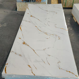 Panel Dinding Plastik Interior Baru Desain Pabrik Cina 3D Dekoratif Realistis Spc <span class=keywords><strong>Pvc</strong></span> Panel Dinding Uv Marmer - Product Image 1