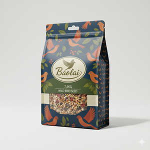 OEM Factory, Custom Printed 5kg 10kg 15kg Side Gusset Flat Bottom Pouch for <strong>Bird</strong> Parrot Food <strong>Seed</strong> Packaging - Product Image 4