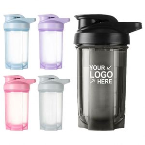 Bouteille shaker personnalisée avec logo, vente en gros, bouteille shaker pour la salle de sport, bouteilles de protéines, impression de logo, bouteille en plastique sans BPA, promotion - Product Image 1