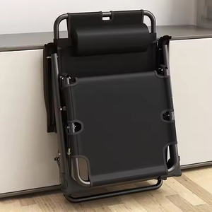 Sedia a Sdraio Pieghevole Reclinabile Moon Chair, Arredo da Esterno Portatile in Metallo, Sedia da <span class=keywords><strong>Spiaggia</strong></span> in Tessuto Oxford <span class=keywords><strong>per</strong></span> Giardino e Parco - Product Image 3