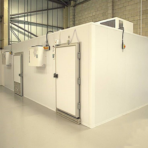 Puertas correderas manuales para sala de almacenamiento en frío de acero inoxidable para supermercado, apartamento, sótano exterior, uso escolar, superficie terminada - Product Image 6